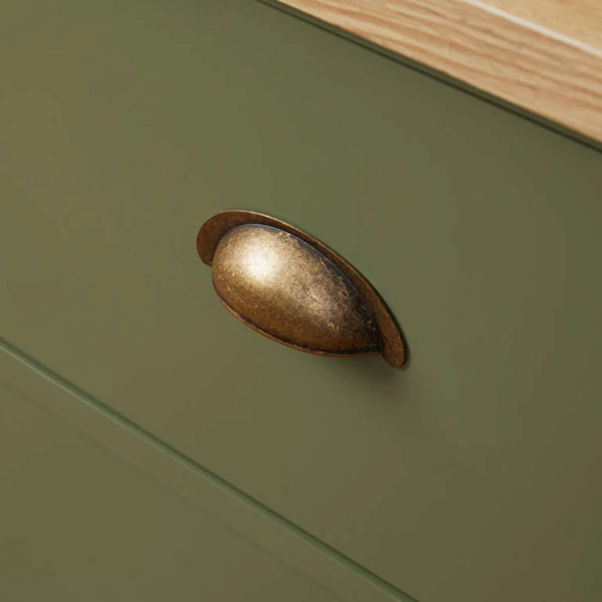 Hastings Six Drawer - Olive Green/Natural - Image 6