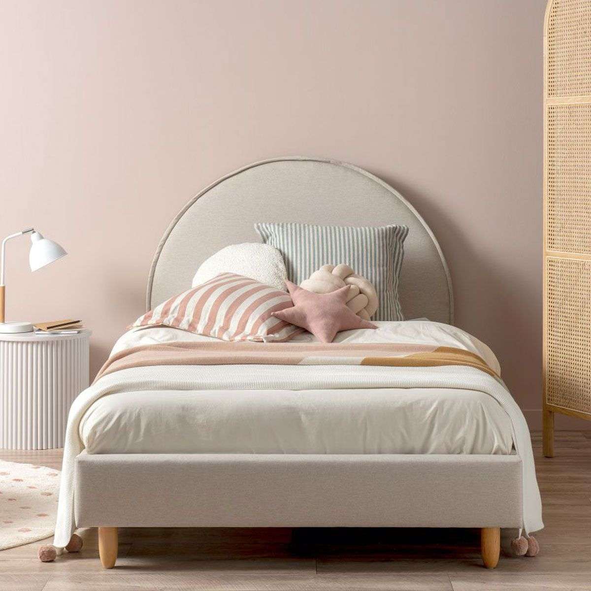 Imogen King Single Bed Natural + Mattress Bundle - Image 3