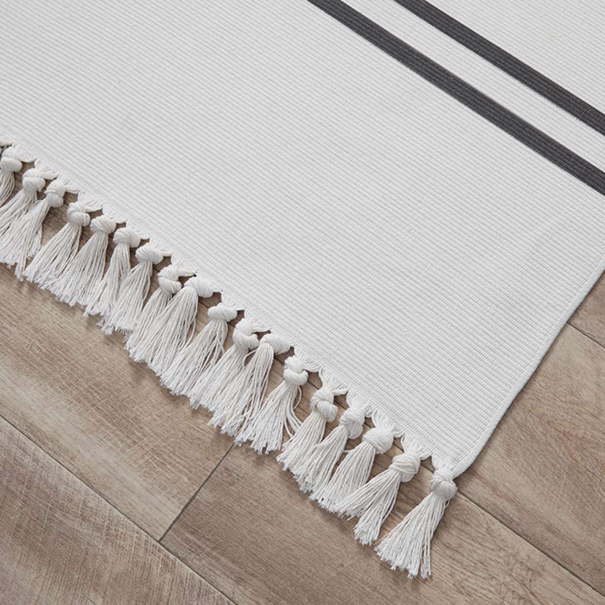Kobie Cotton Blend Striped Floor Rug - Extra Large - Image 5