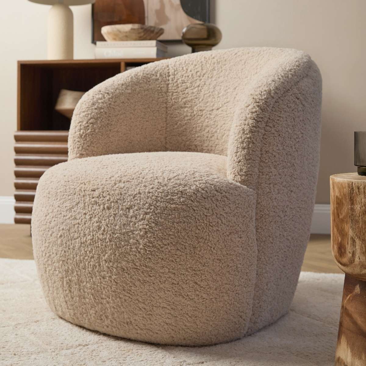 Leo Occasional Chair - Beige - Image 5