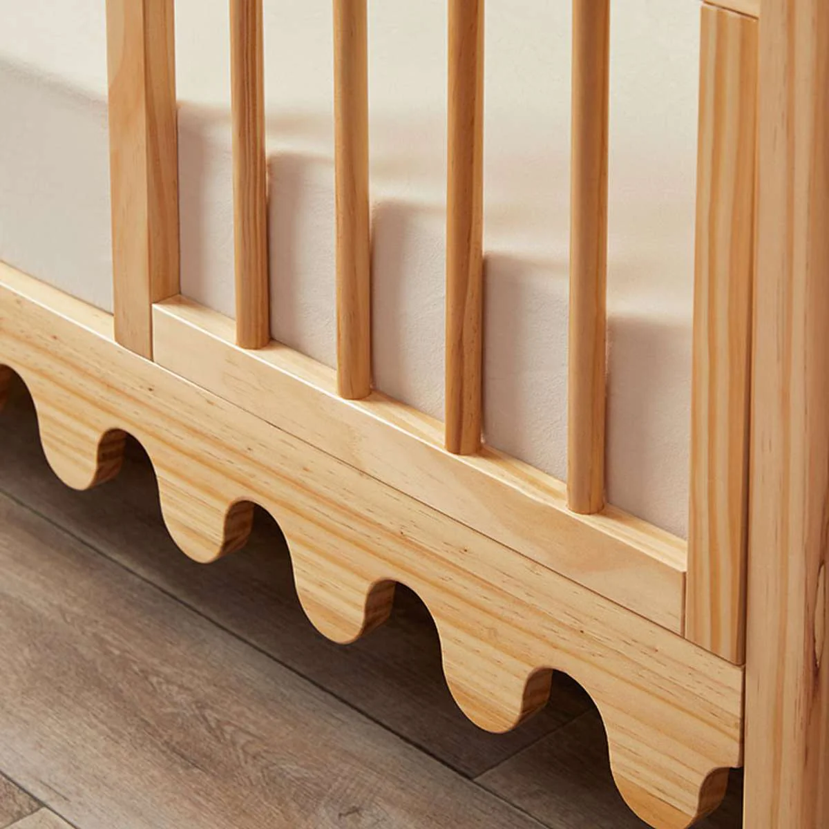Luan Cot Toddler Half Frames - Natural - Image 8