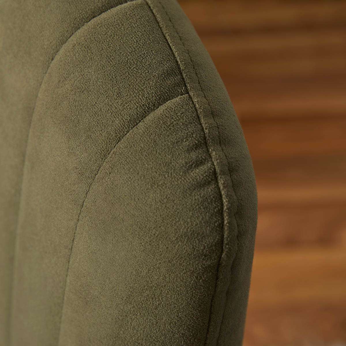 Luca Chrome Office Chair - Green - Image 4