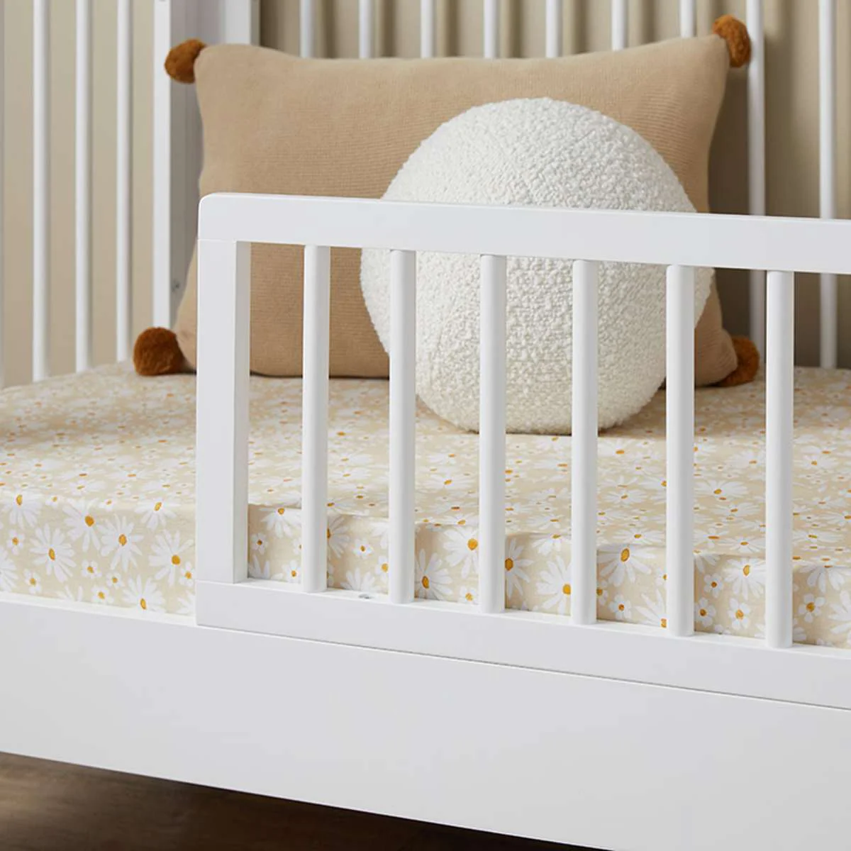 Maisie Cot Toddler Bed Half Frame - White - Image 5
