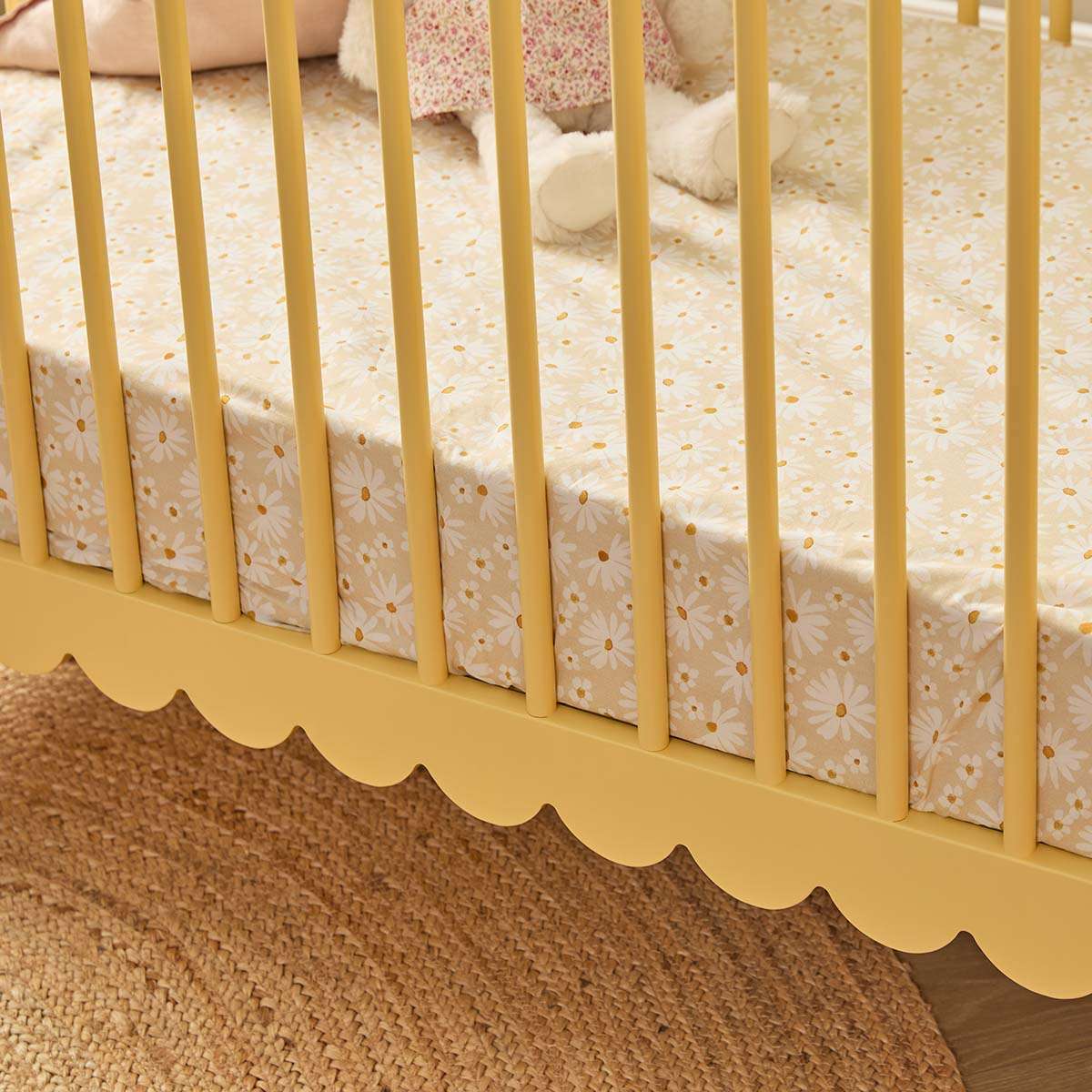 Maisie Scalloped Cot - Buttermilk - Image 8