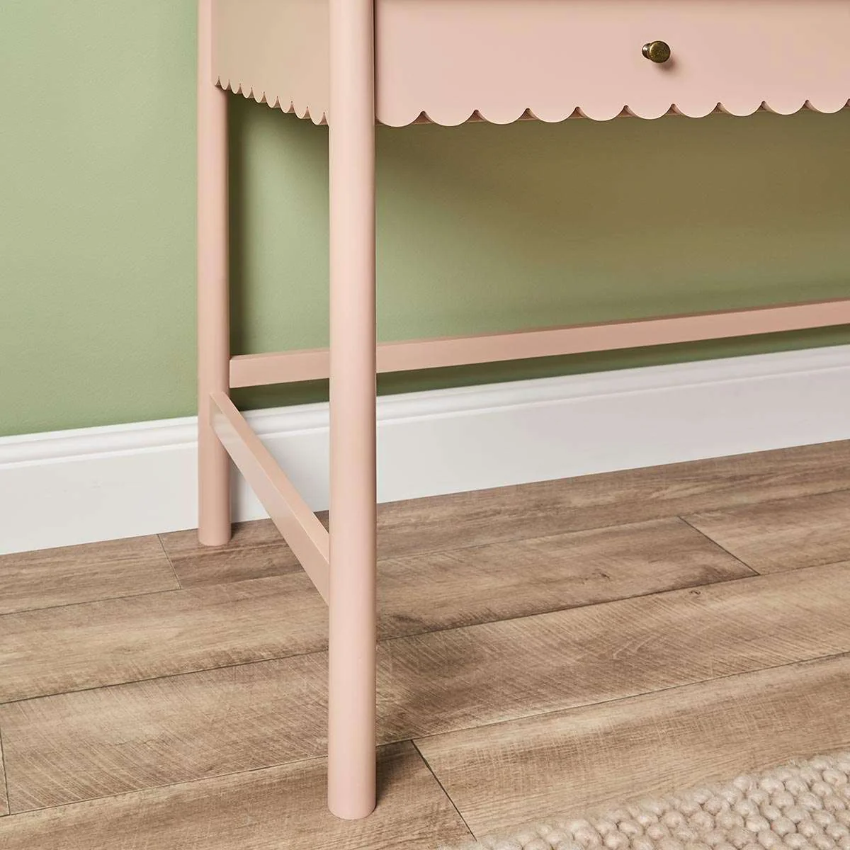 Maisie Scalloped Desk - Pink - Image 5