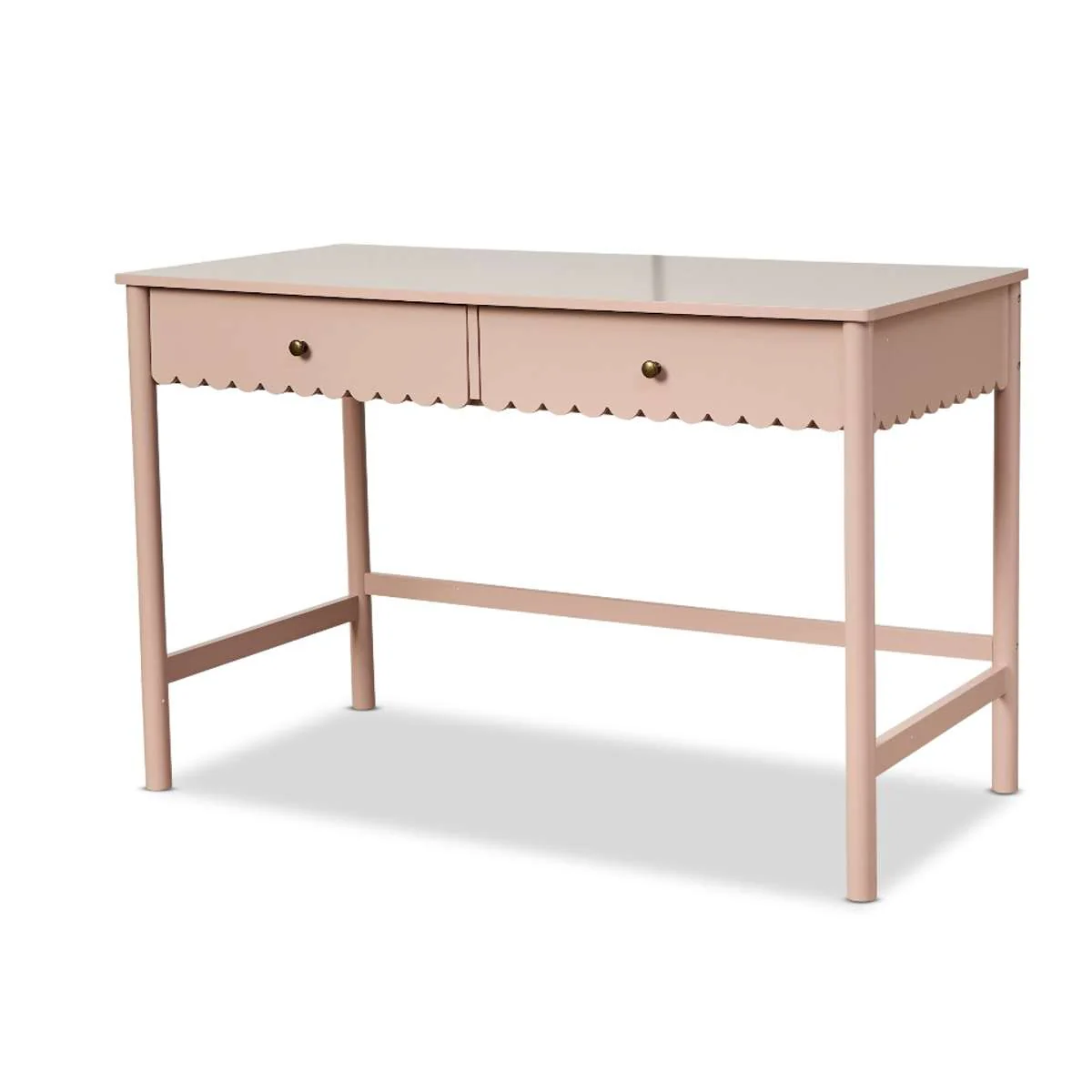 Maisie Scalloped Desk - Pink - Image 9
