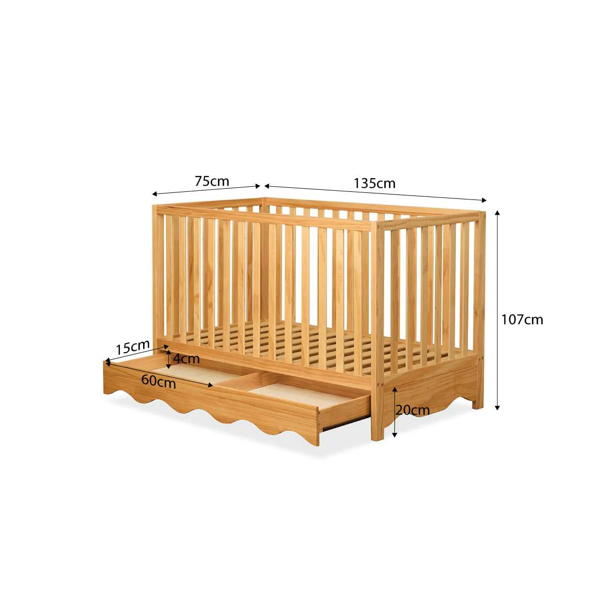 Malena Cot - Natural - Image 13