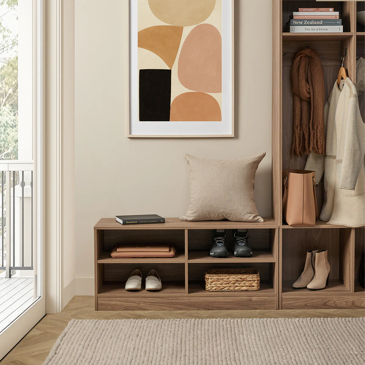 Maverick Storage Bench - Pecan