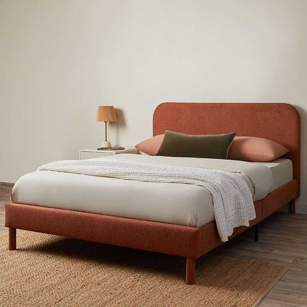 Melvin Queen Bed and Bamboo Queen Mattress Bundle - Image 2