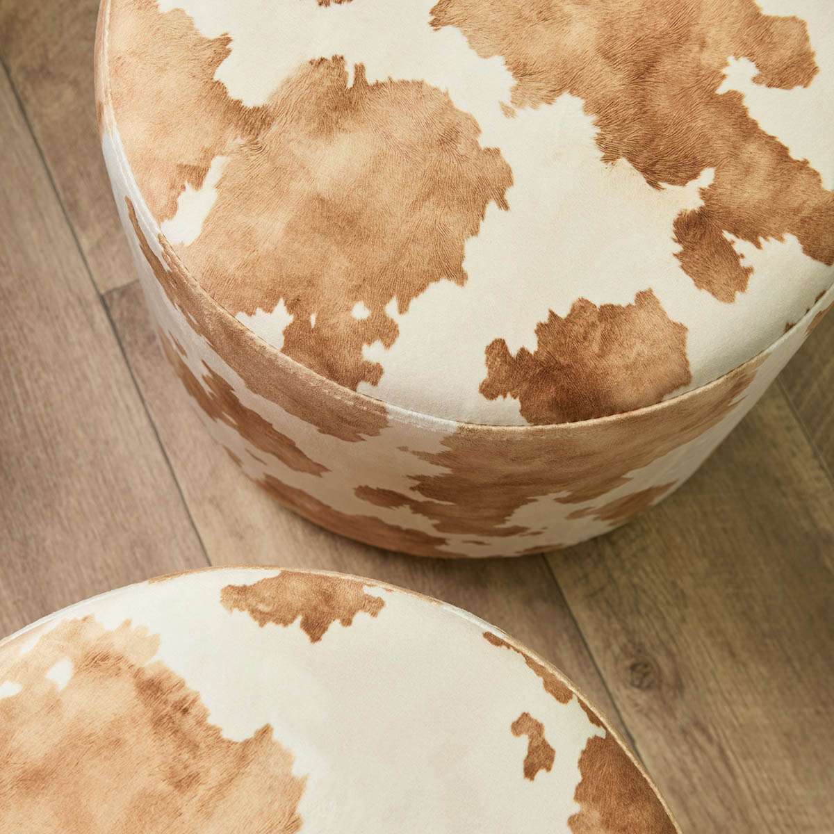 Mini Moo Stools - Set Of Two - Cow - Image 2
