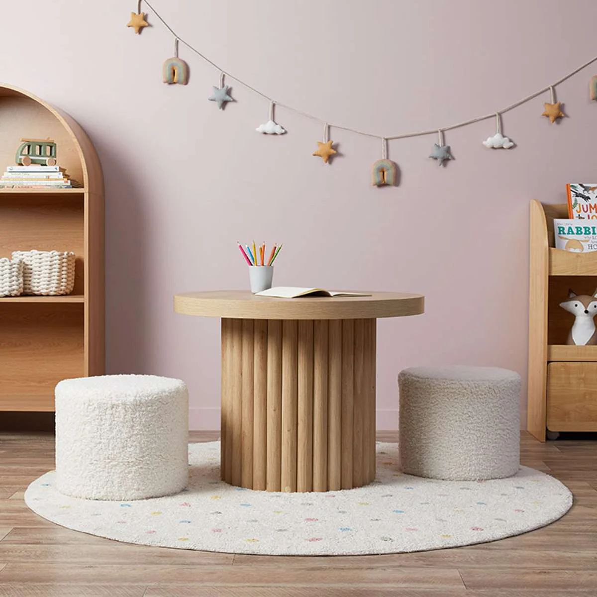 Mini Roo + Mini Moo Cream Two Seater Set - Image 2