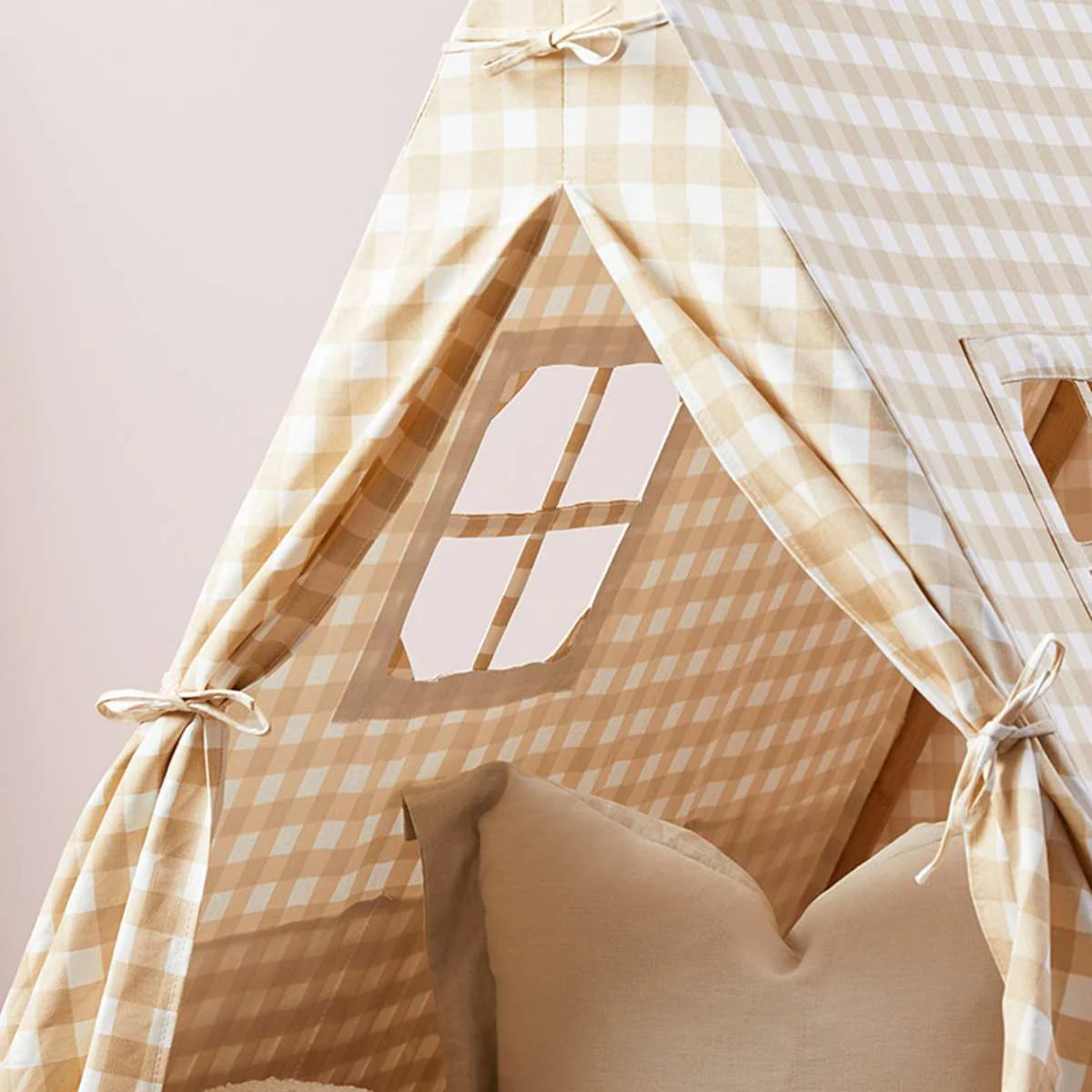 Minka House - Beige Gingham - Image 2