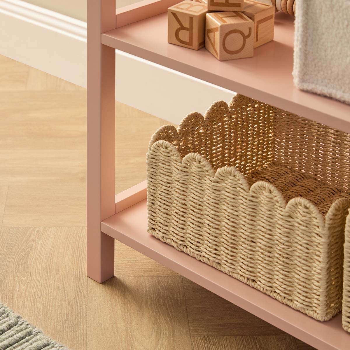 Mocka Change Table With Removable Top - Pink - Image 7
