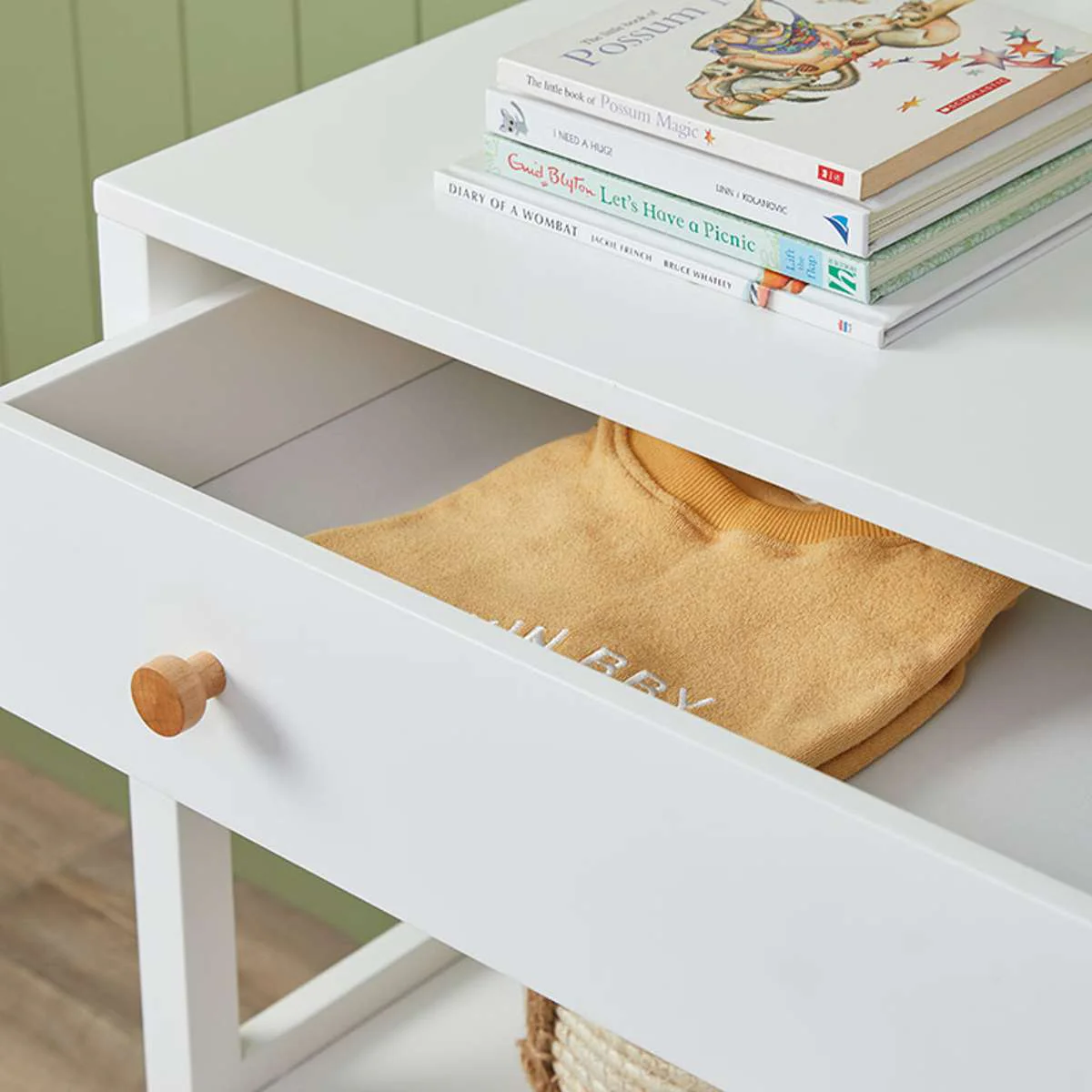 Mocka Change Table With Removable Top - White - Image 12