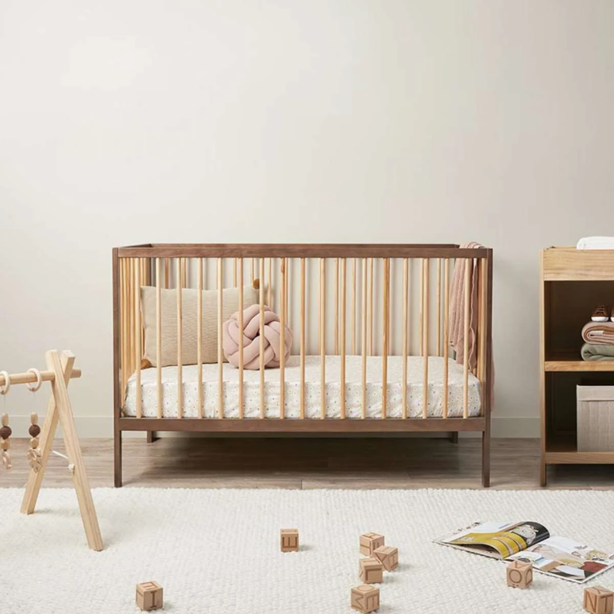 Mocka Dream Cot - Almond/Natural - Image 5
