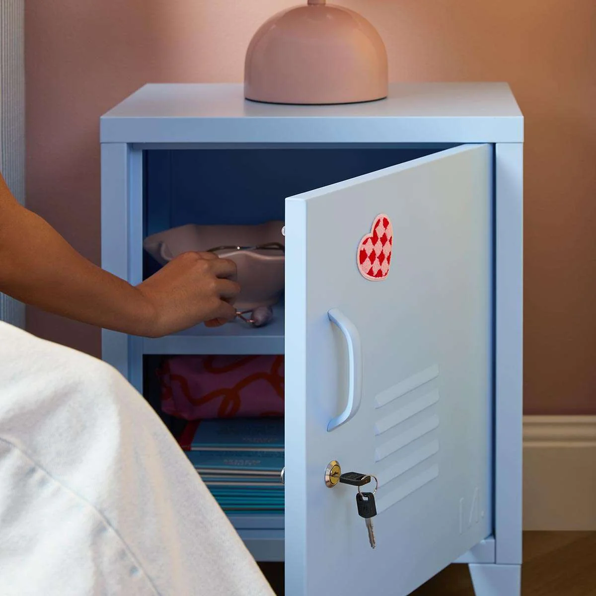 Mocka Original Locker Bedside - Powder Blue - Image 8