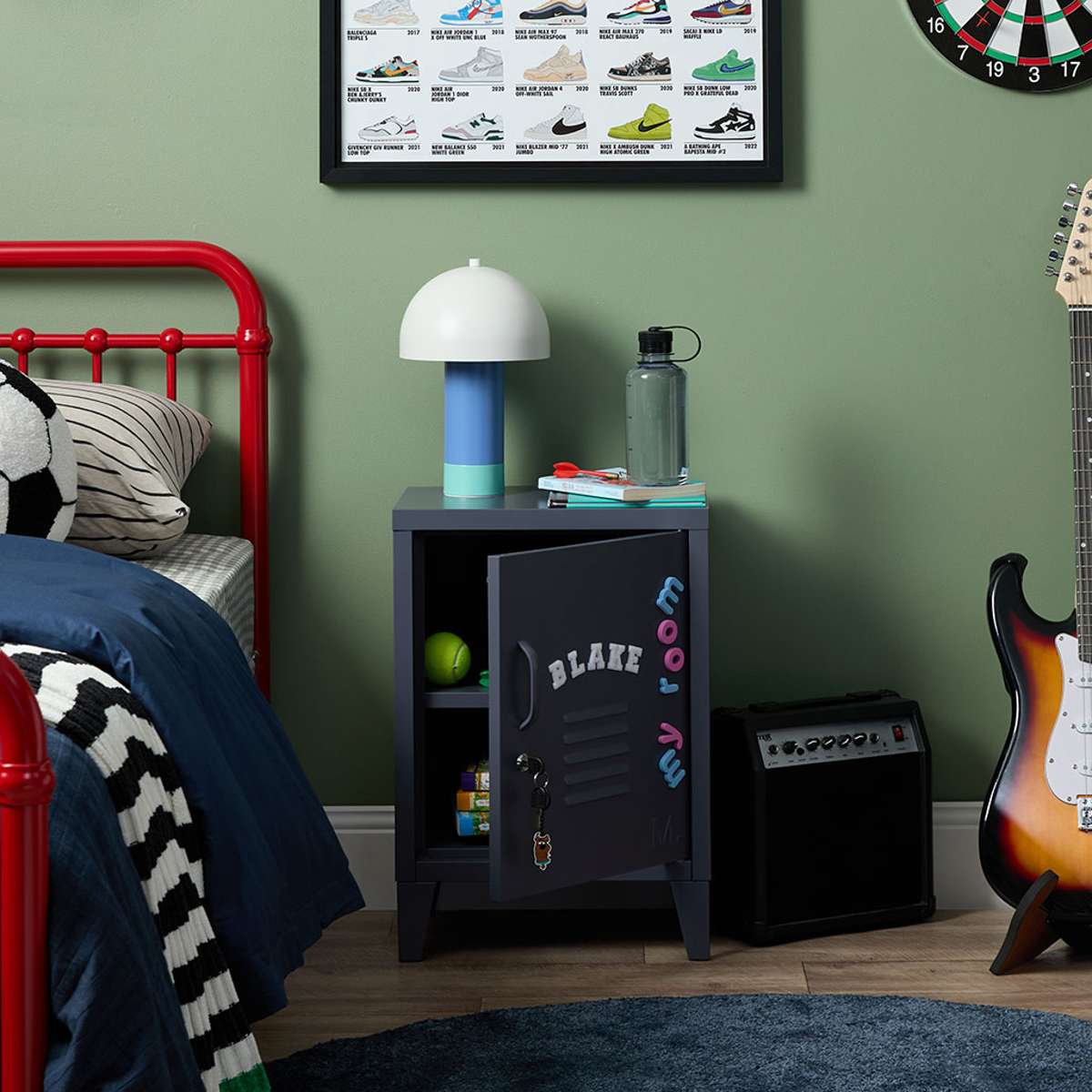 Mocka Original Locker Bedside - Steele - Image 5