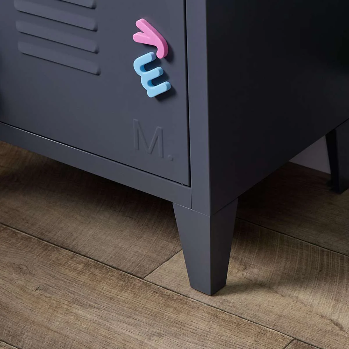 Mocka Original Locker Bedside - Steele - Image 9