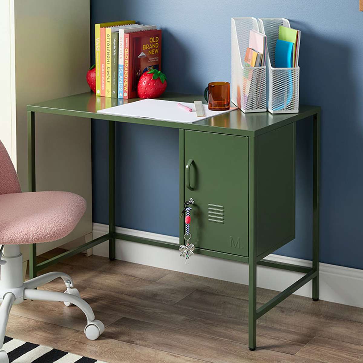 Mocka Original Locker Desk - Khaki - Image 4