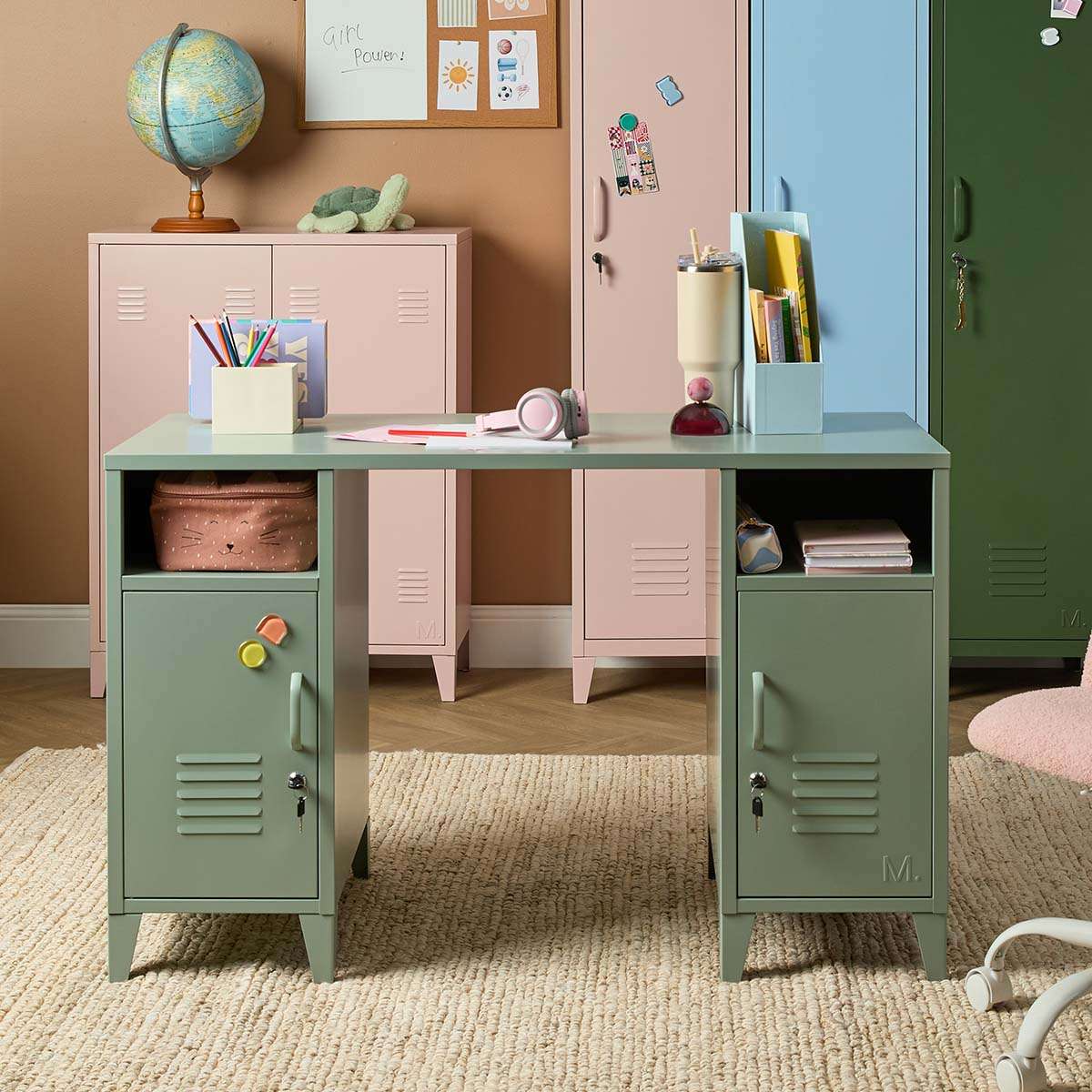 Mocka Original Locker Desk - Large - Sage Green - Image 3