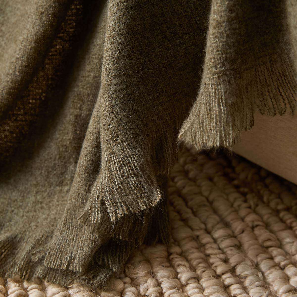 Mocka Throw Blanket - Dark Green - Image 3