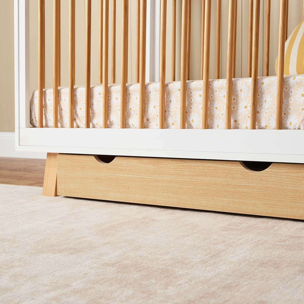 Mocka Under Cot Storage - Natural - Image 2