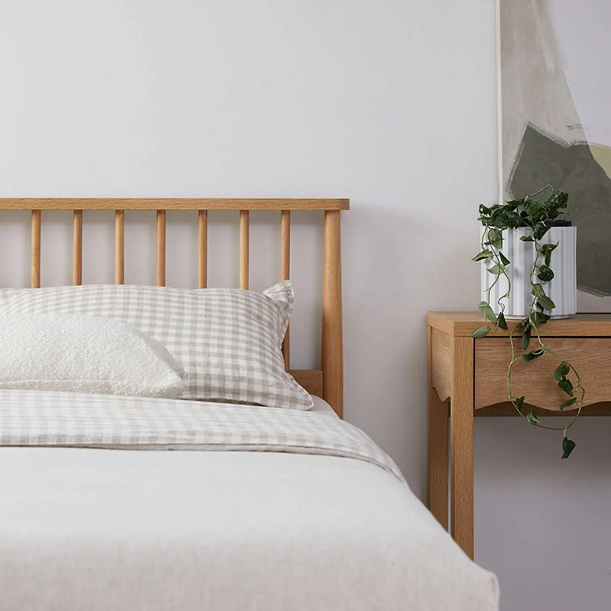 Napier Queen Bed - Natural - Image 4