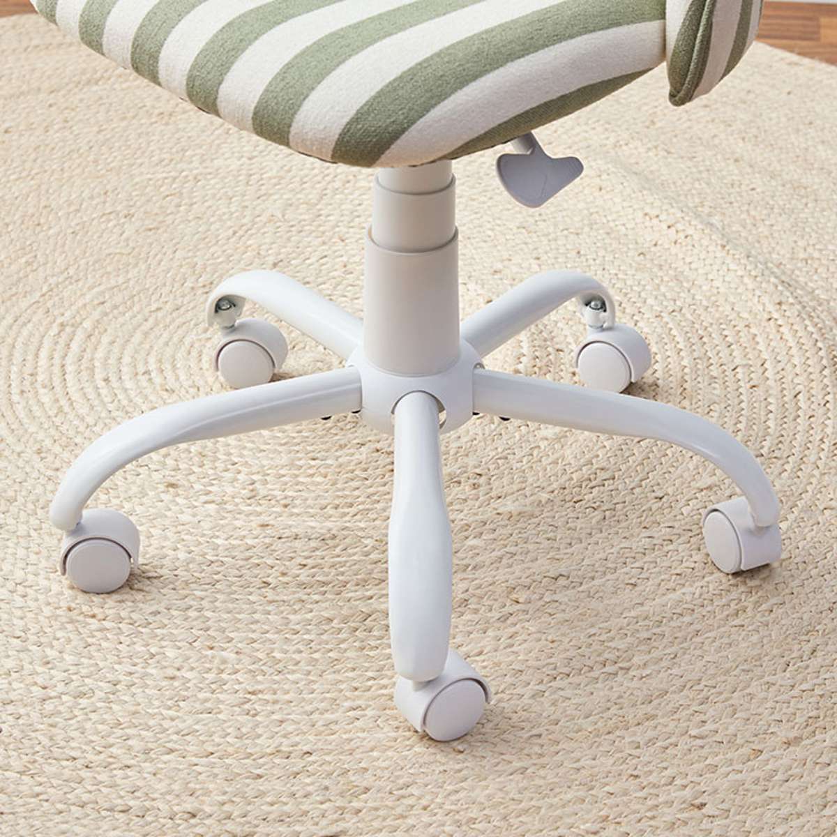 Nolan Office Chair - Green Stripe - Image 9