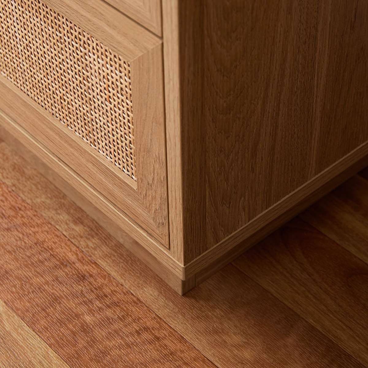 Noosa Rattan Bedside Table - Natural - Image 10