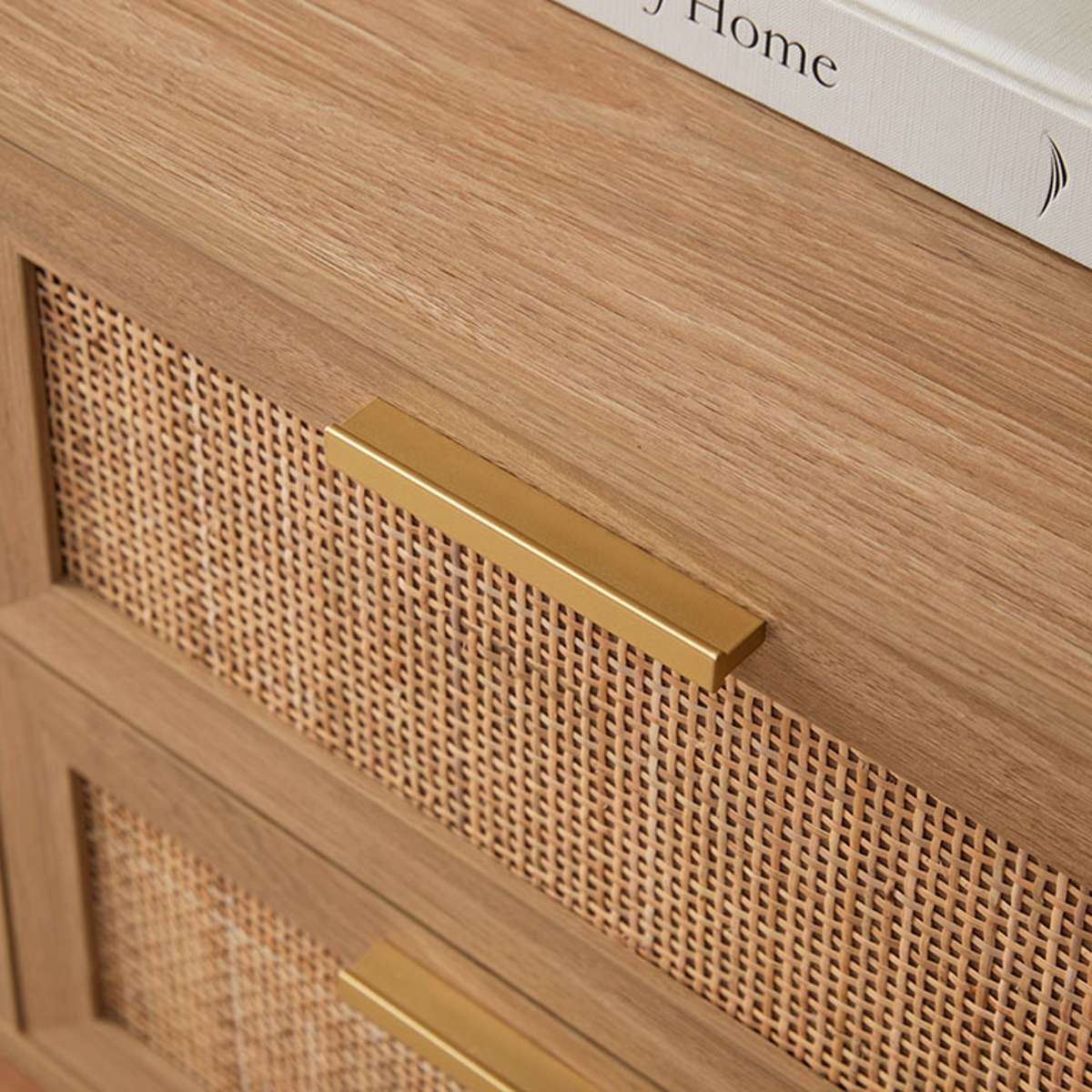 Noosa Rattan Bedside Table - Natural - Image 11