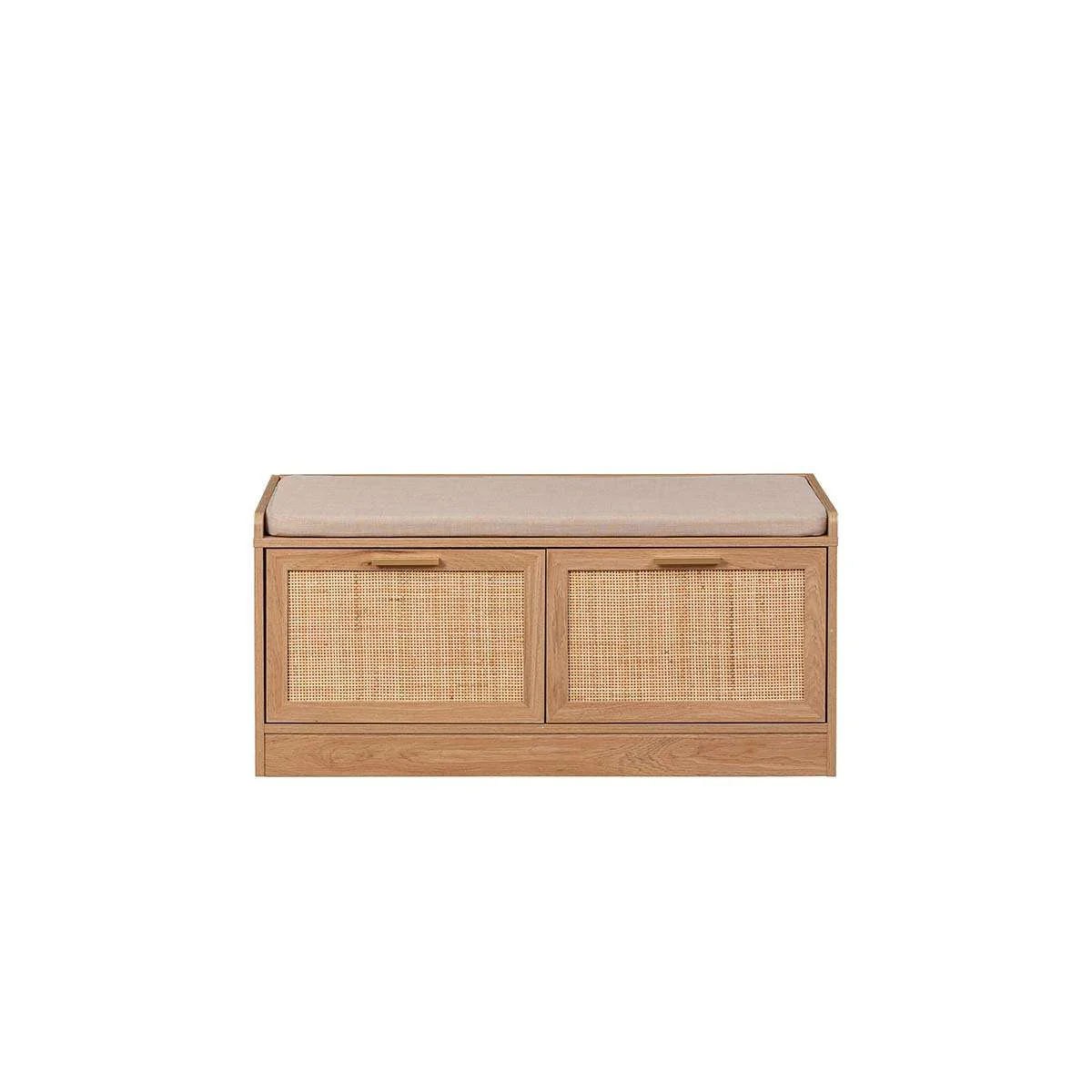 Noosa Rattan Storage Bench Seat - Natural - Image 14