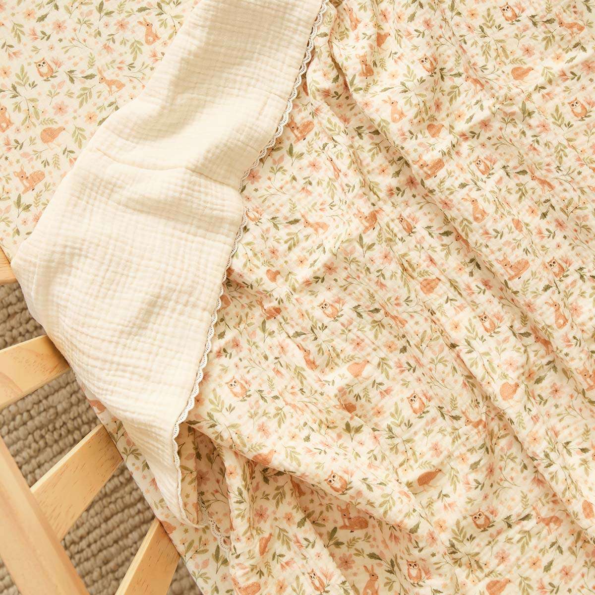 Organic Cotton Blanket - Bush Walk - Image 3