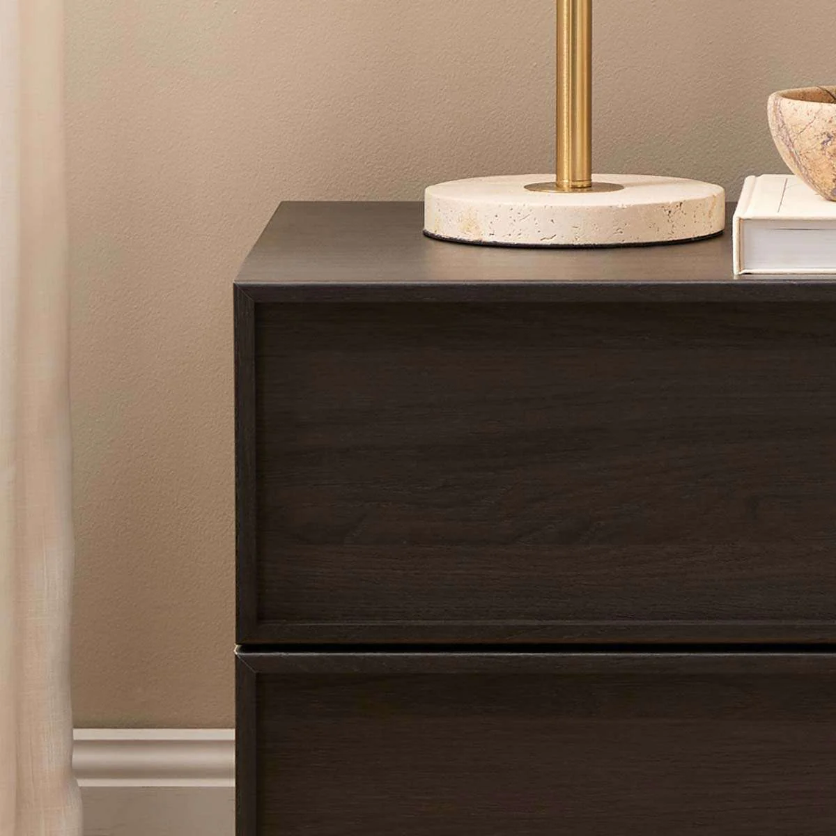 Osaka Bedside Table - Textured Black - Image 3