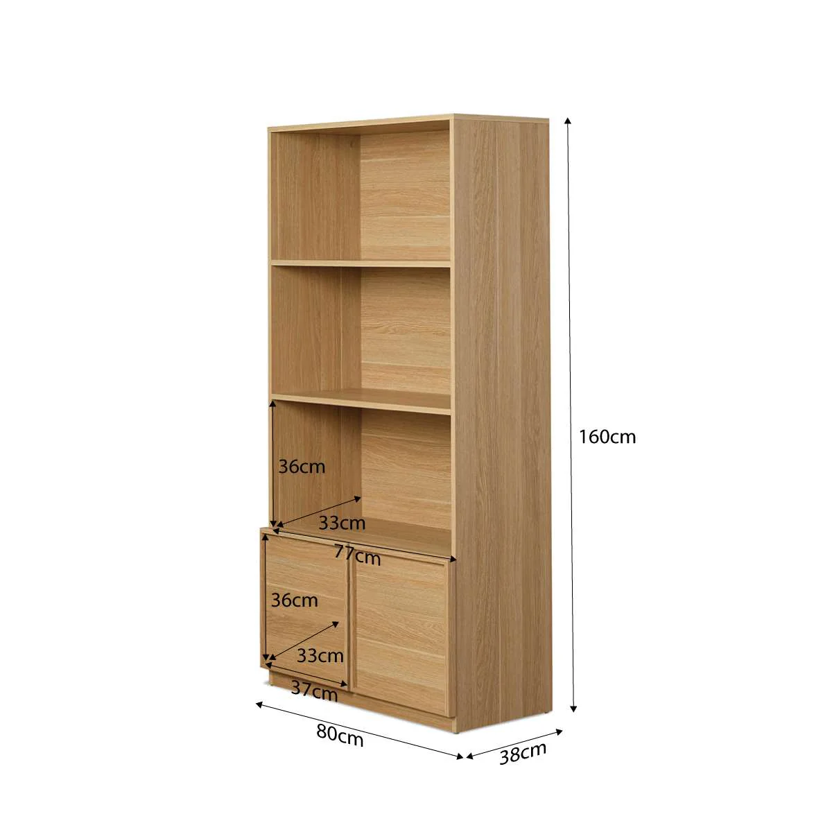 Osaka Bookcase - Natural - Image 8