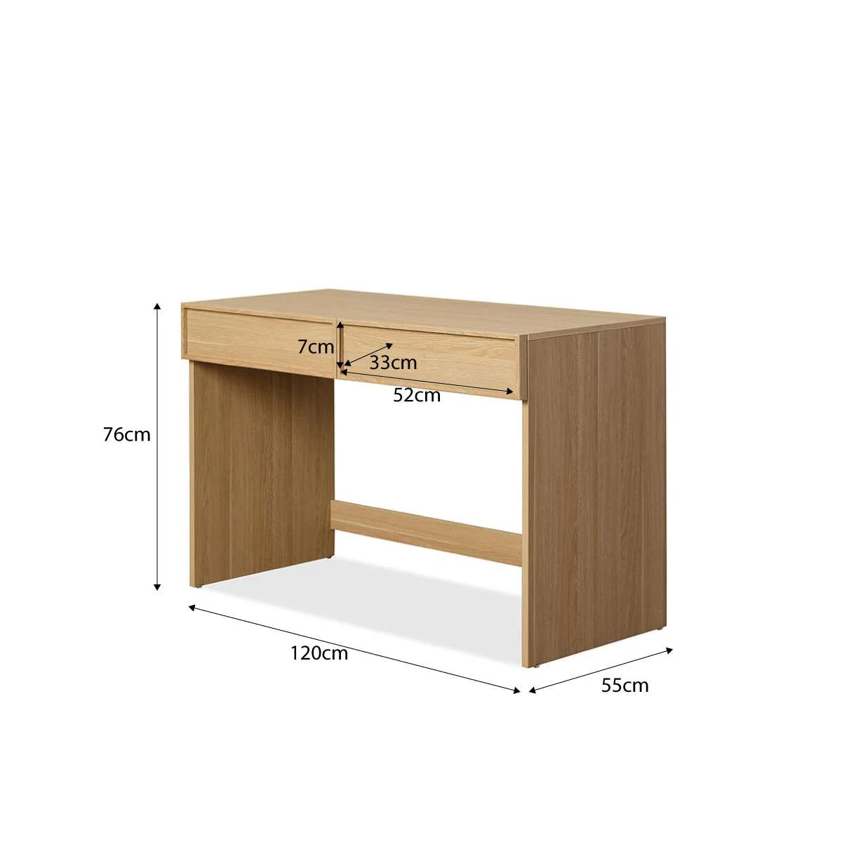 Osaka Desk - Natural - Image 9