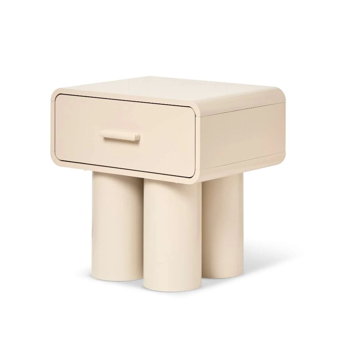 Otis Bedside Table - Beige - Image 10