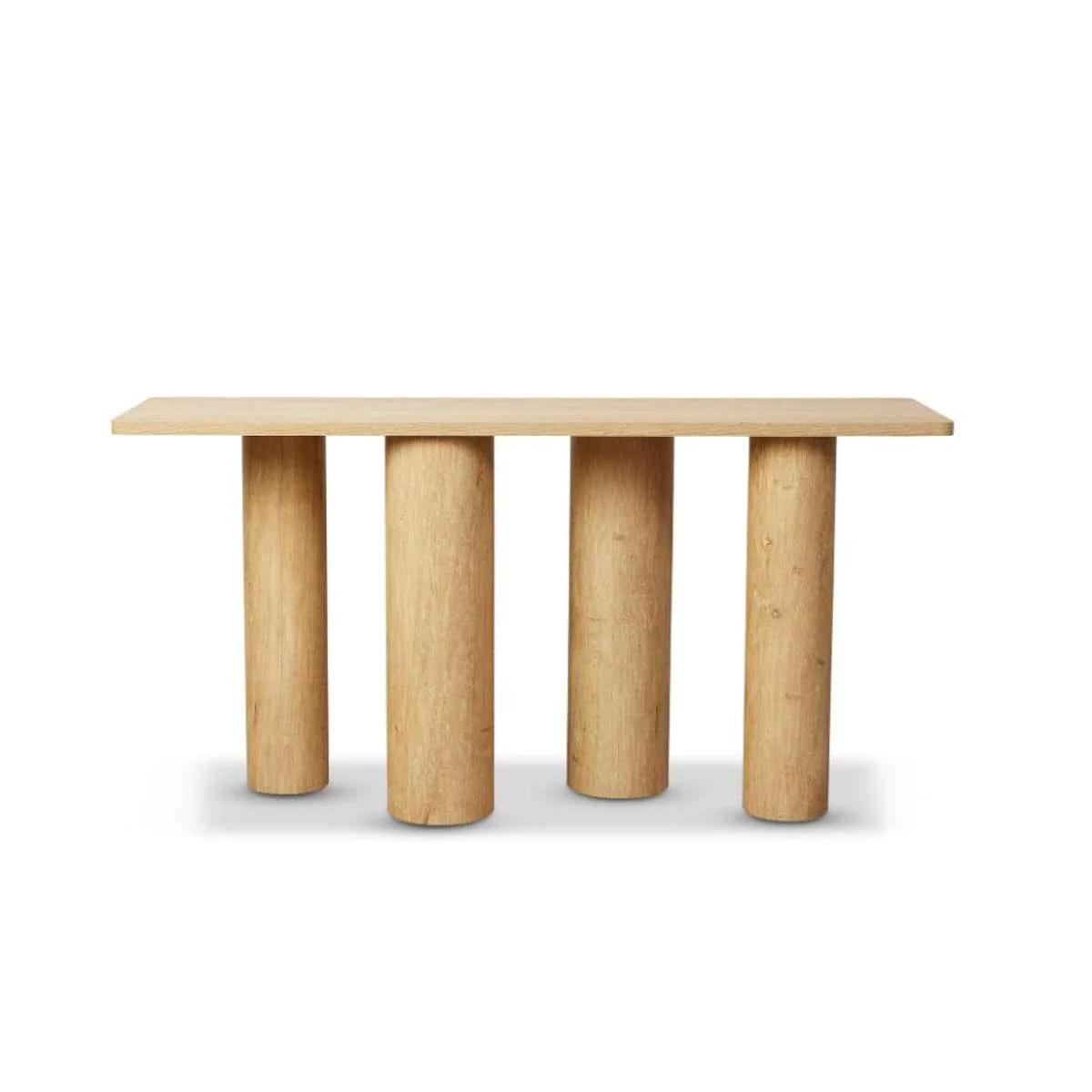Otis Chunky Leg Console Table - Natural - Image 11