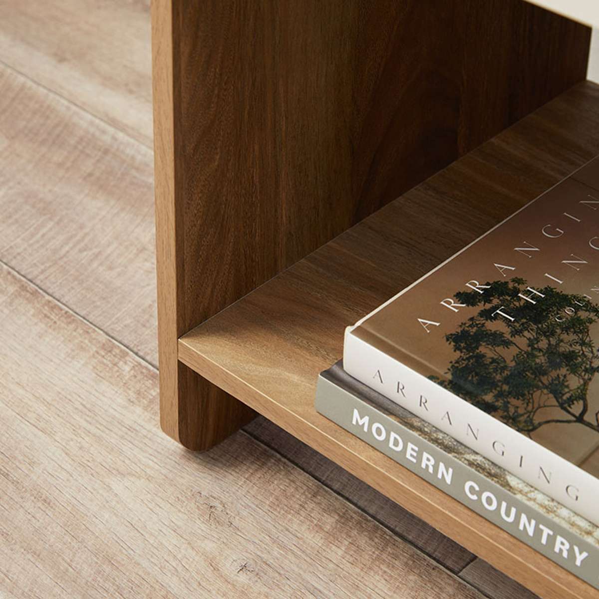 Owen Bedside Table - Pecan/Beige - Image 9