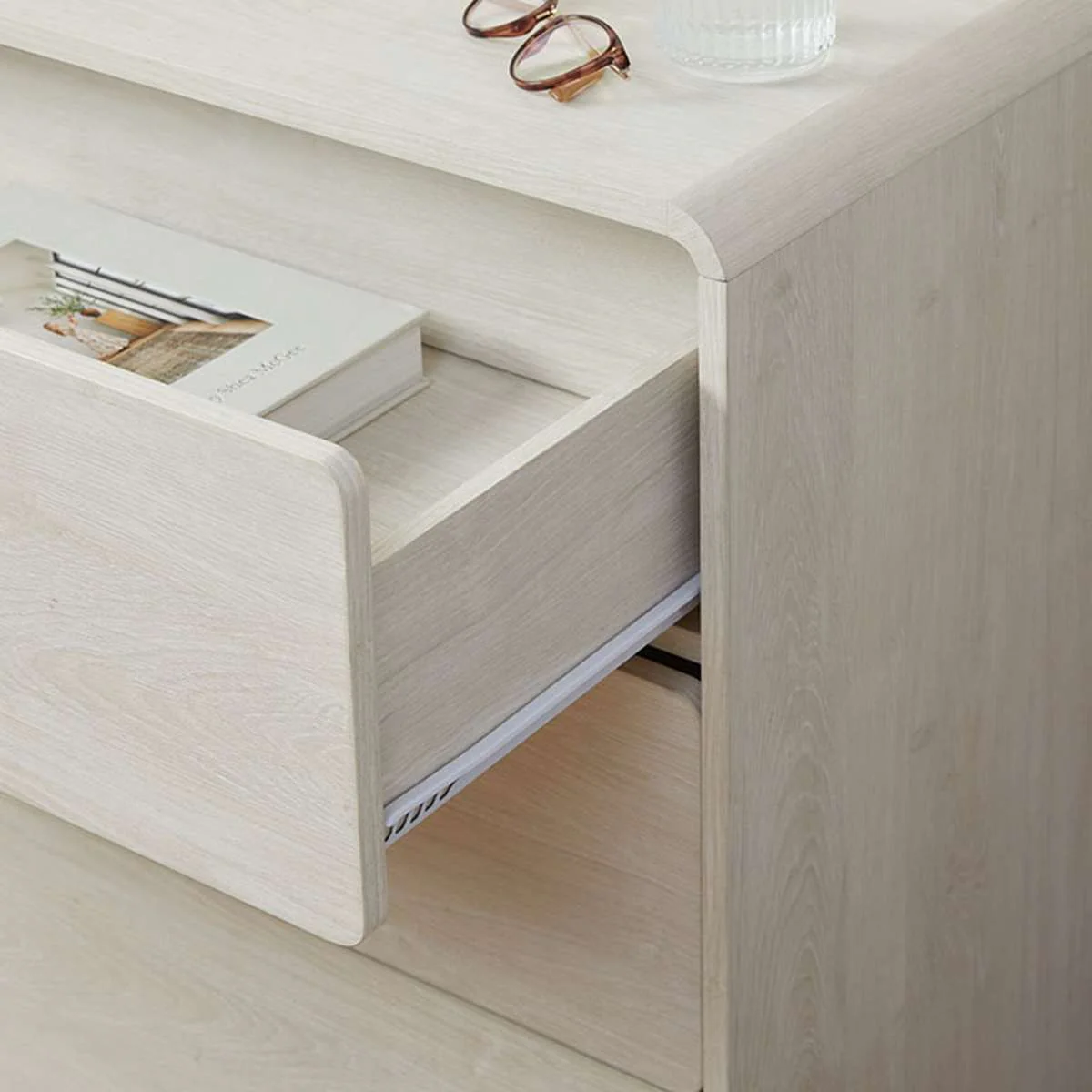 Owen Three Drawer - Cream - Image 5