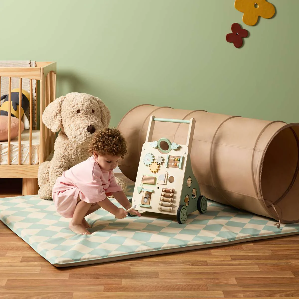 Padded Play Mat Reversible - Cream - Image 6