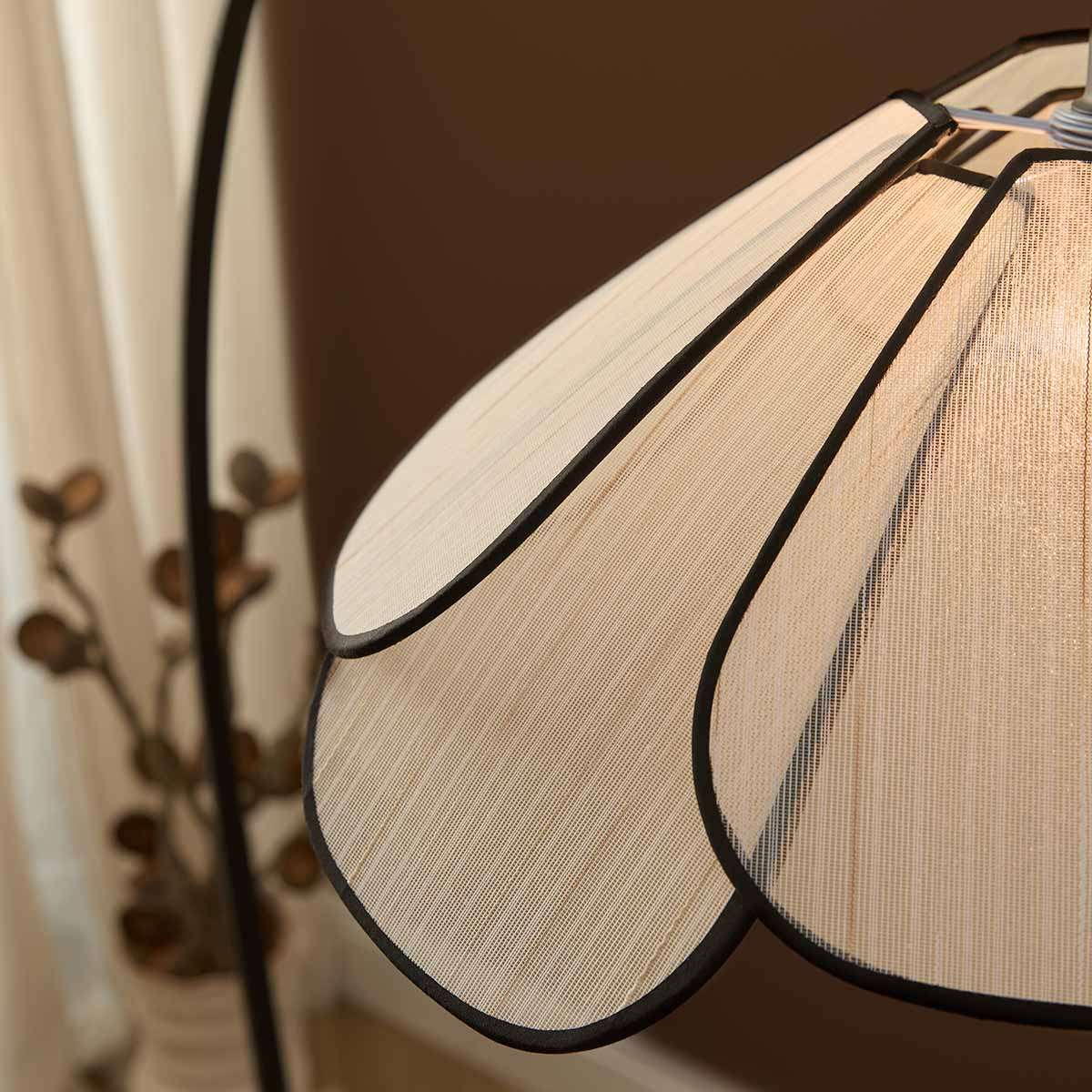 Petal Arched Marble Base Floor Lamp - Image 6