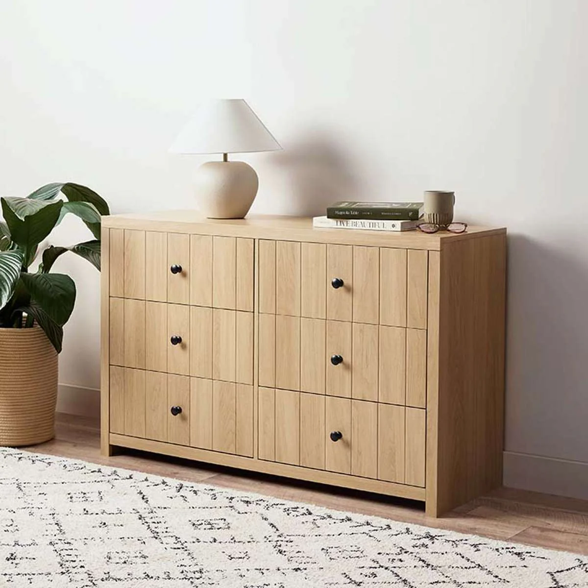 Portland Six Drawer - Natural - Image 3