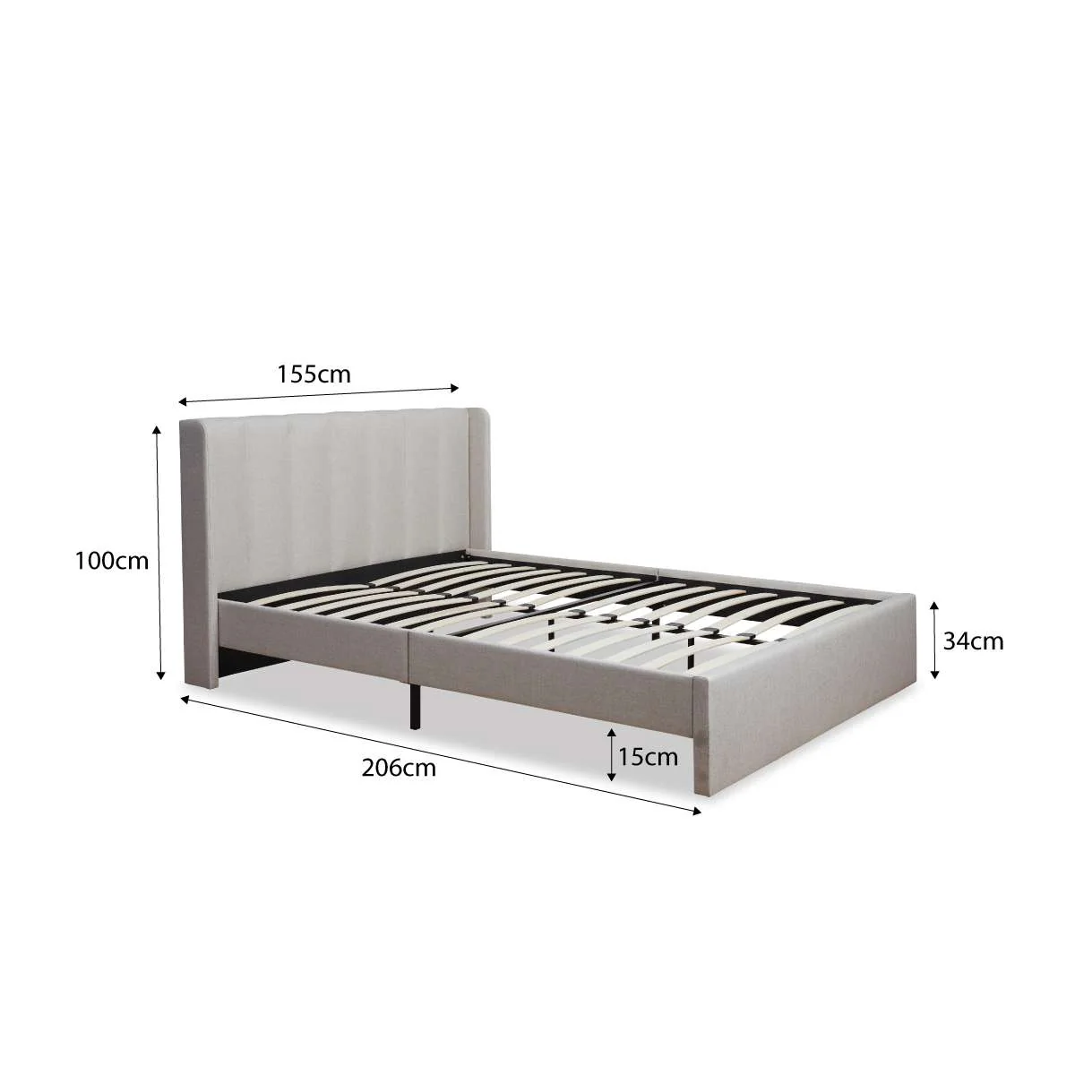 Quinn Double Bed - Natural - Image 10