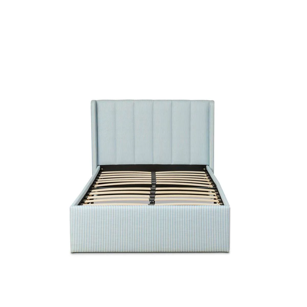 Quinn King Single Bed - Blue Stripe - Image 8