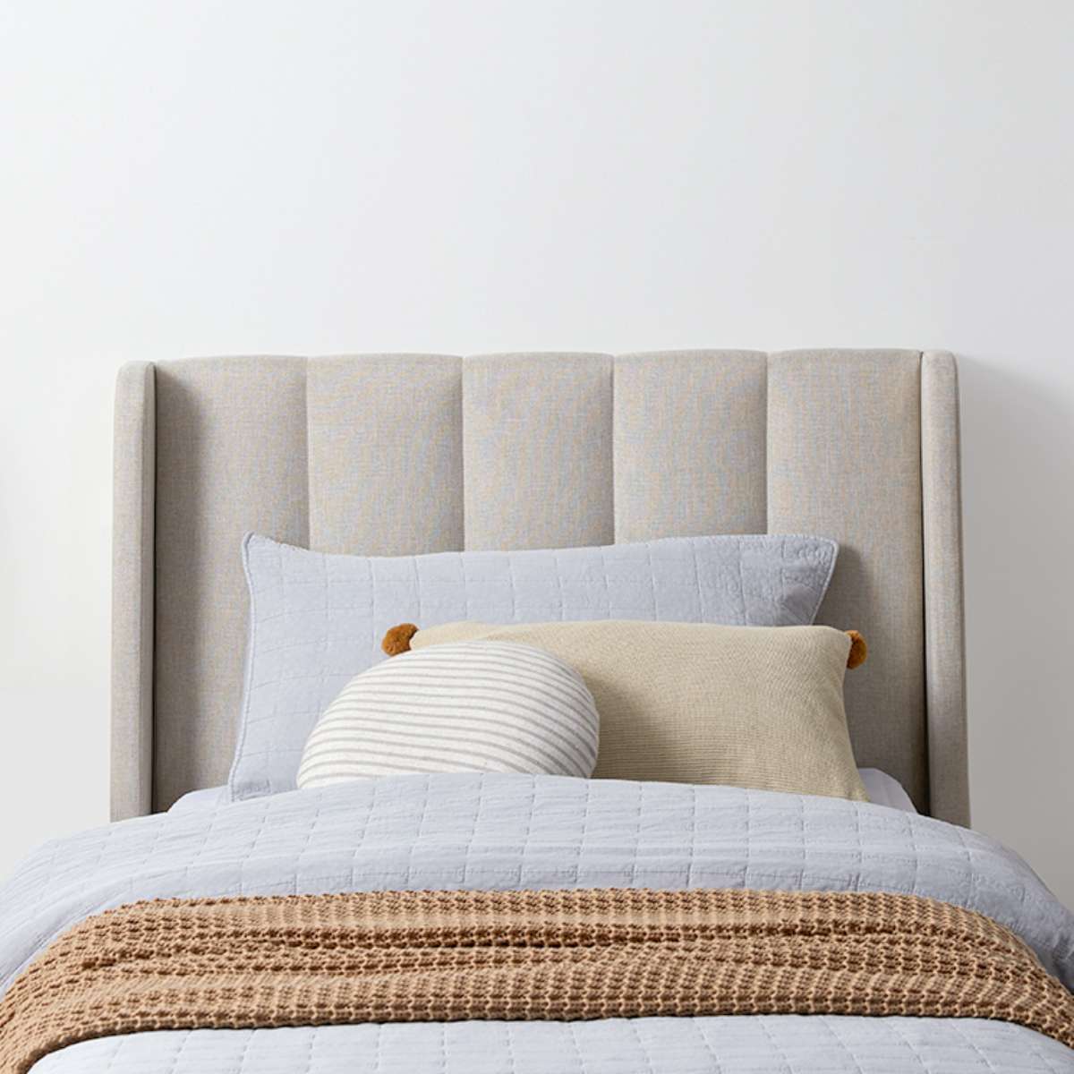 Quinn King Single Bed - Natural - Image 4