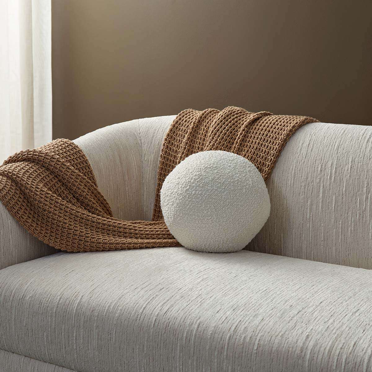 Reign 2.5 Seater Sofa - Cream - Image 2