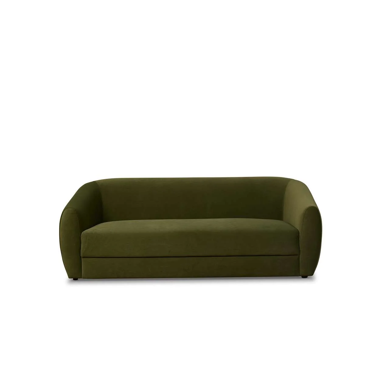 Reign 2.5 Seater Sofa - Olive Green Velvet - Image 13