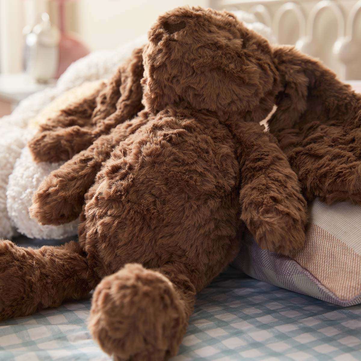Rosie Rabbit Plush Toy Large - Chocolate - Image 3