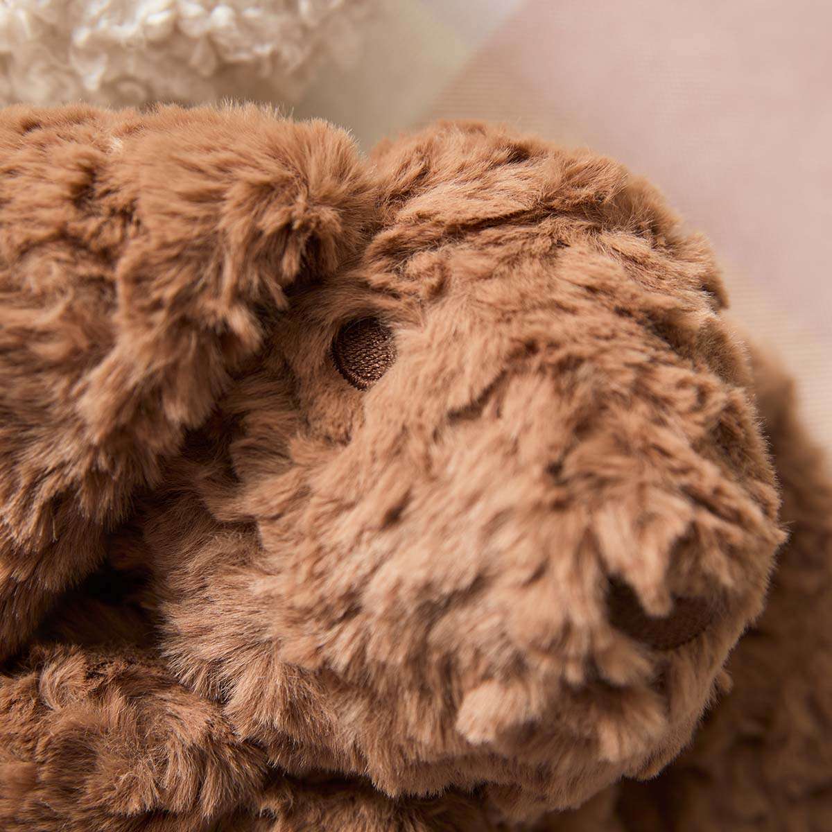 Rosie Rabbit Plush Toy Large - Chocolate - Image 5