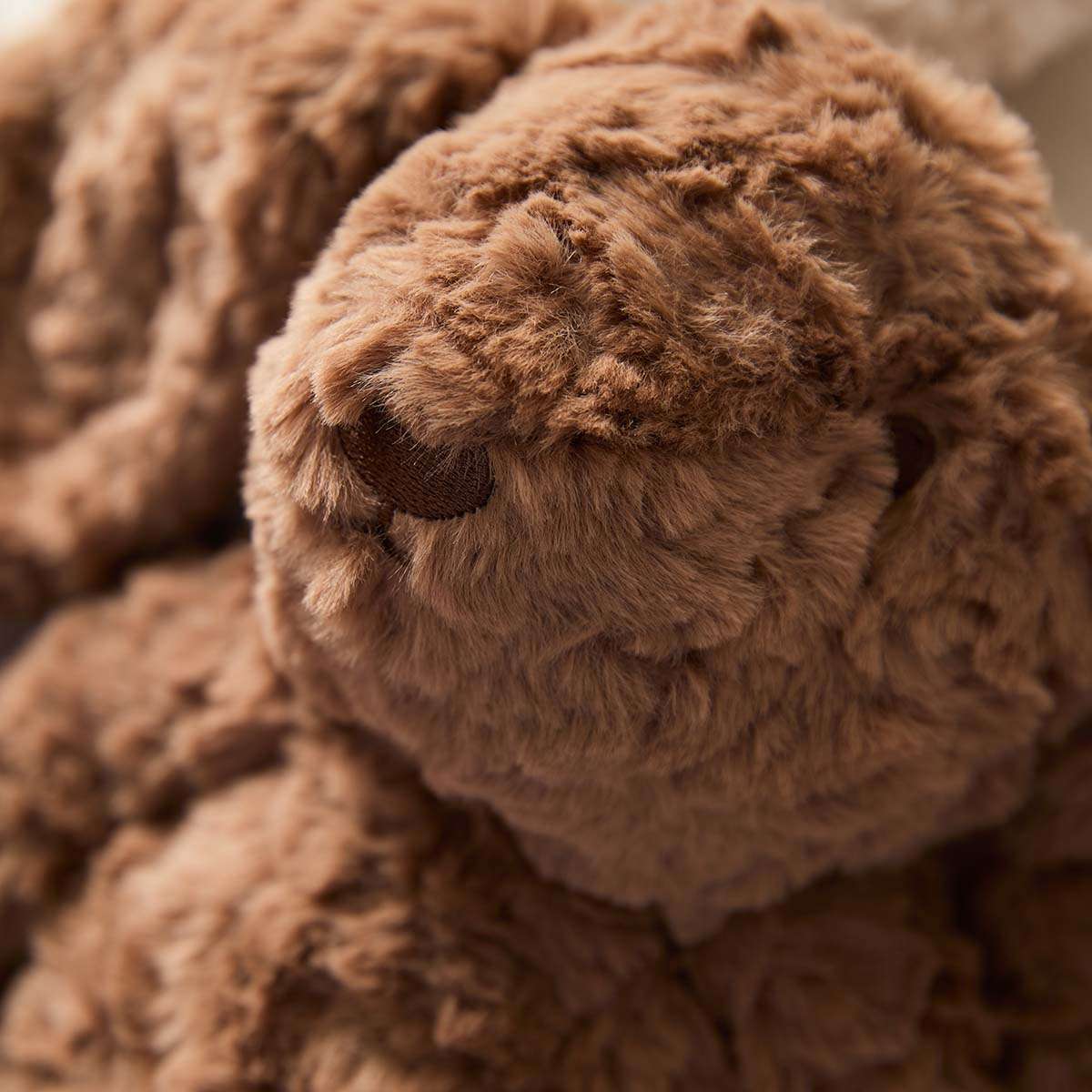 Rosie Rabbit Plush Toy Large - Chocolate - Image 6